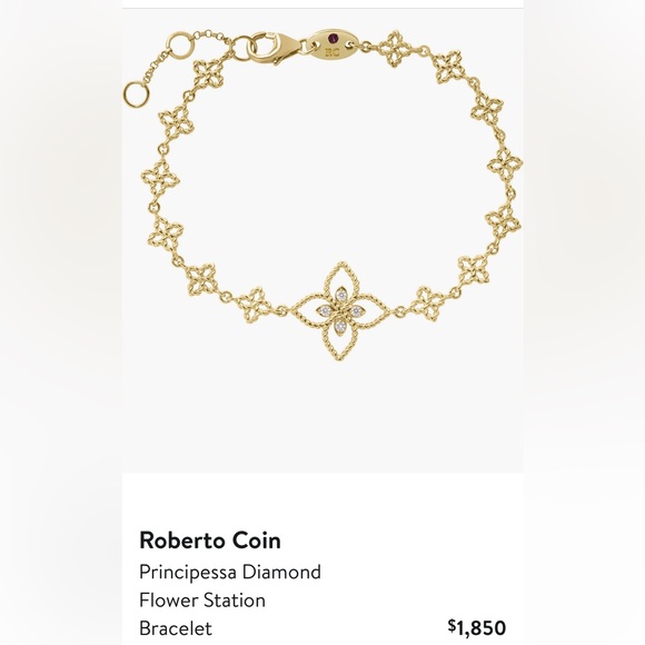 Roberto Coin Jewelry - Roberto Coin Gold Floral Bracelet